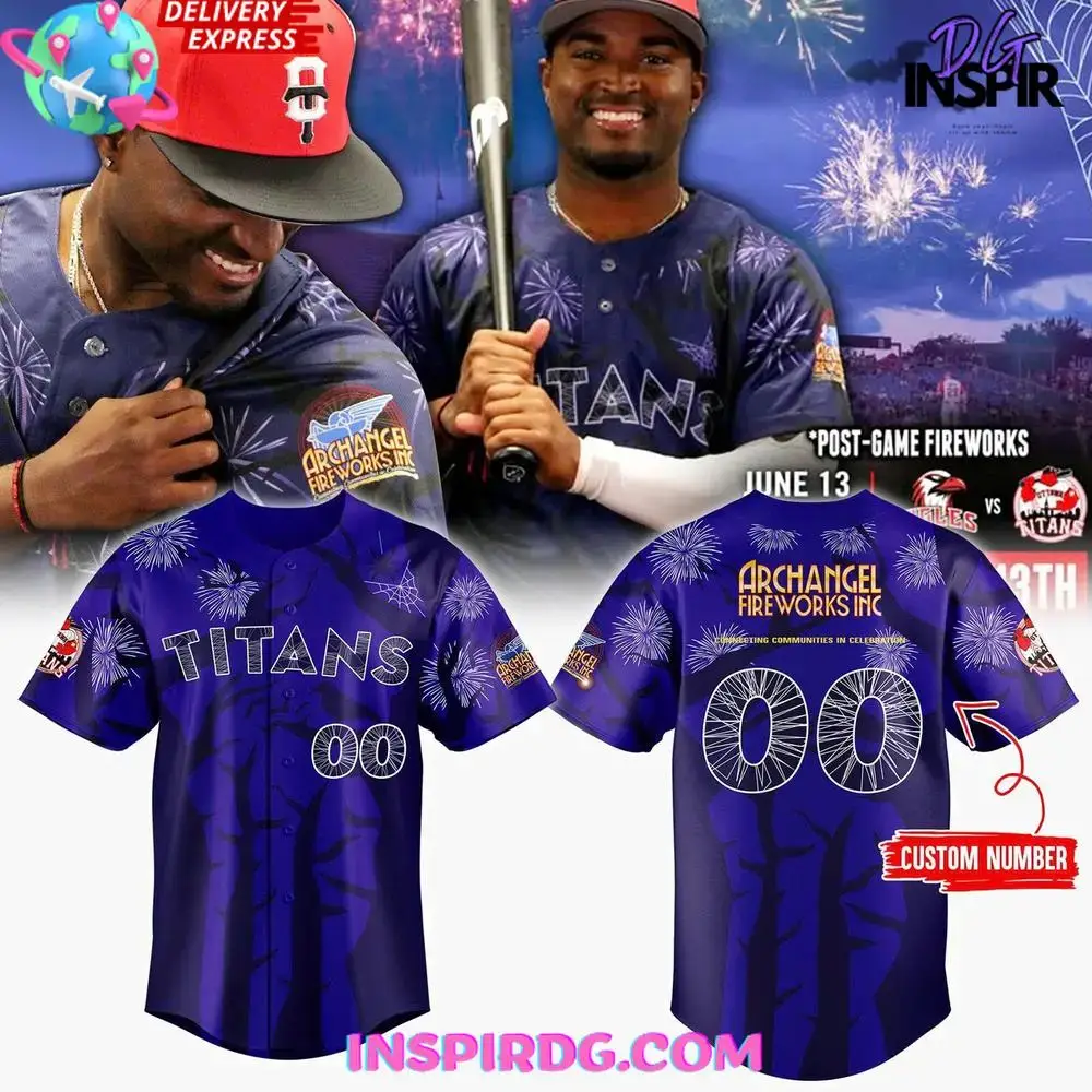 Ottawa Titans Archangel Fireworks Inc Special Baseball Jersey Image