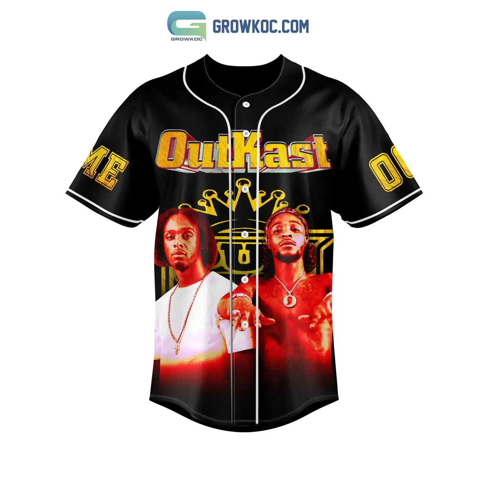 Outkast Hip Hop Band Personalized Baseball Jersey Image