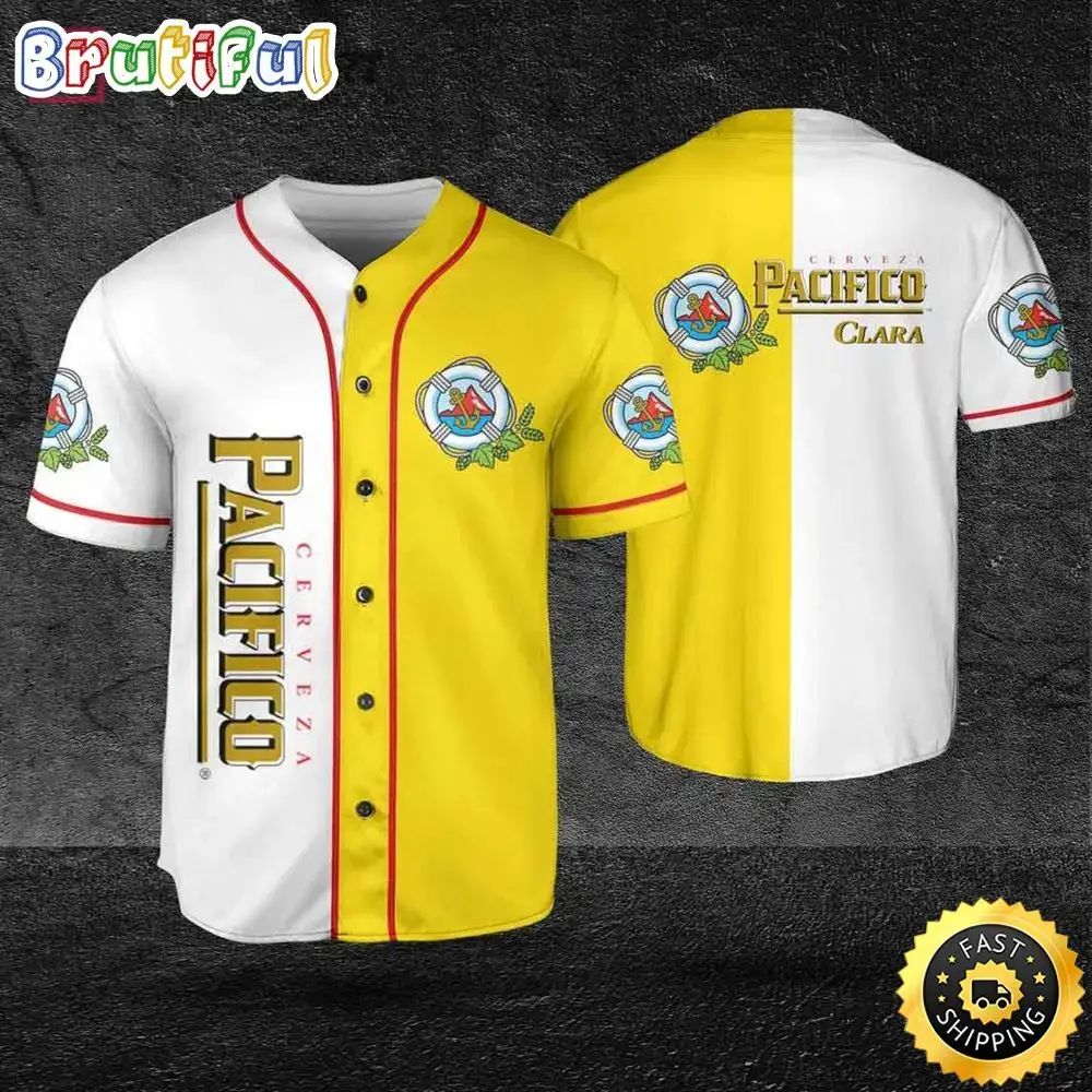Pacifico Cerveza Beer Lover Baseball Jersey Image
