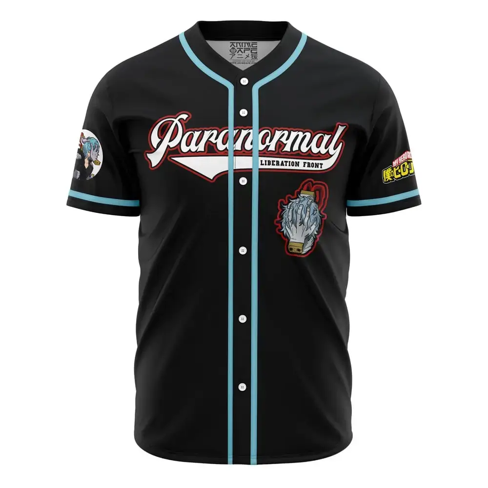 Paranormal Liberation Front Shigaraki My Hero Academia Baseball Jersey Image