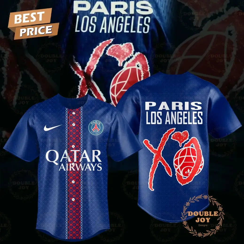 Paris Saint-Germain FC Paris Los Angeles 2025 Limited Edition Baseball Jersey Image