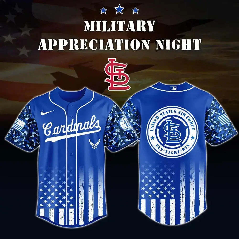 Patriotic Baseball Jersey - Military Appreciation Night Edition - Show Your Support! Image