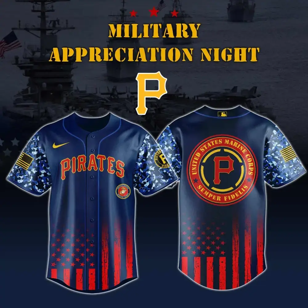 Patriotic Pirates Jersey - Military Appreciation Night Special Edition Image