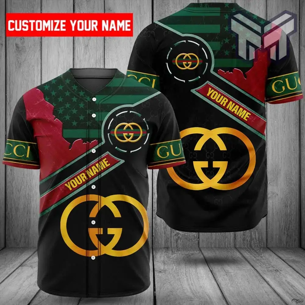 Personalized Gucci Baseball Jersey Shirt Luxury Clothing Clothes Sport For Men Women Hot Type04 Image
