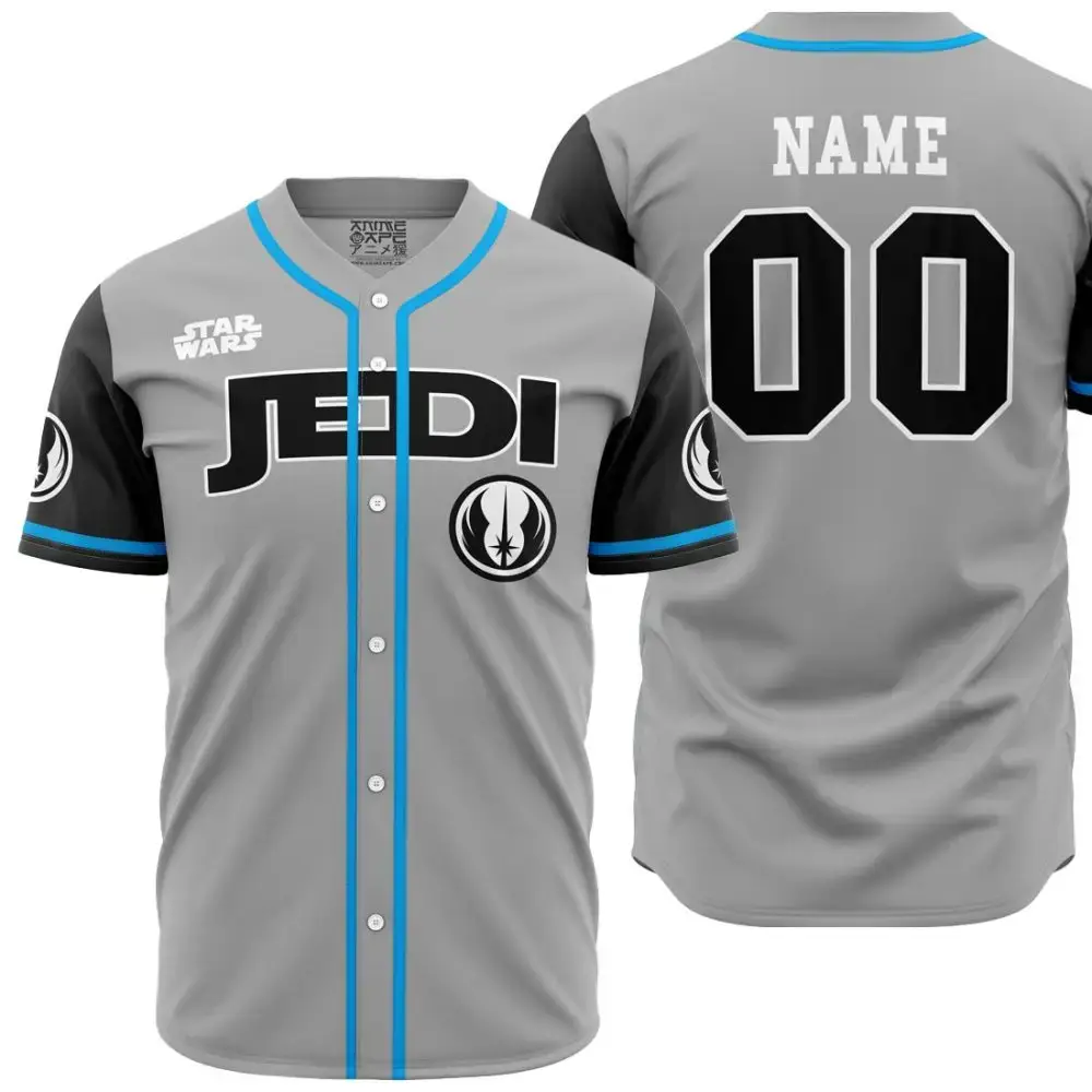 Personalized Jedi Skywalker Star Wars Baseball Jersey Image