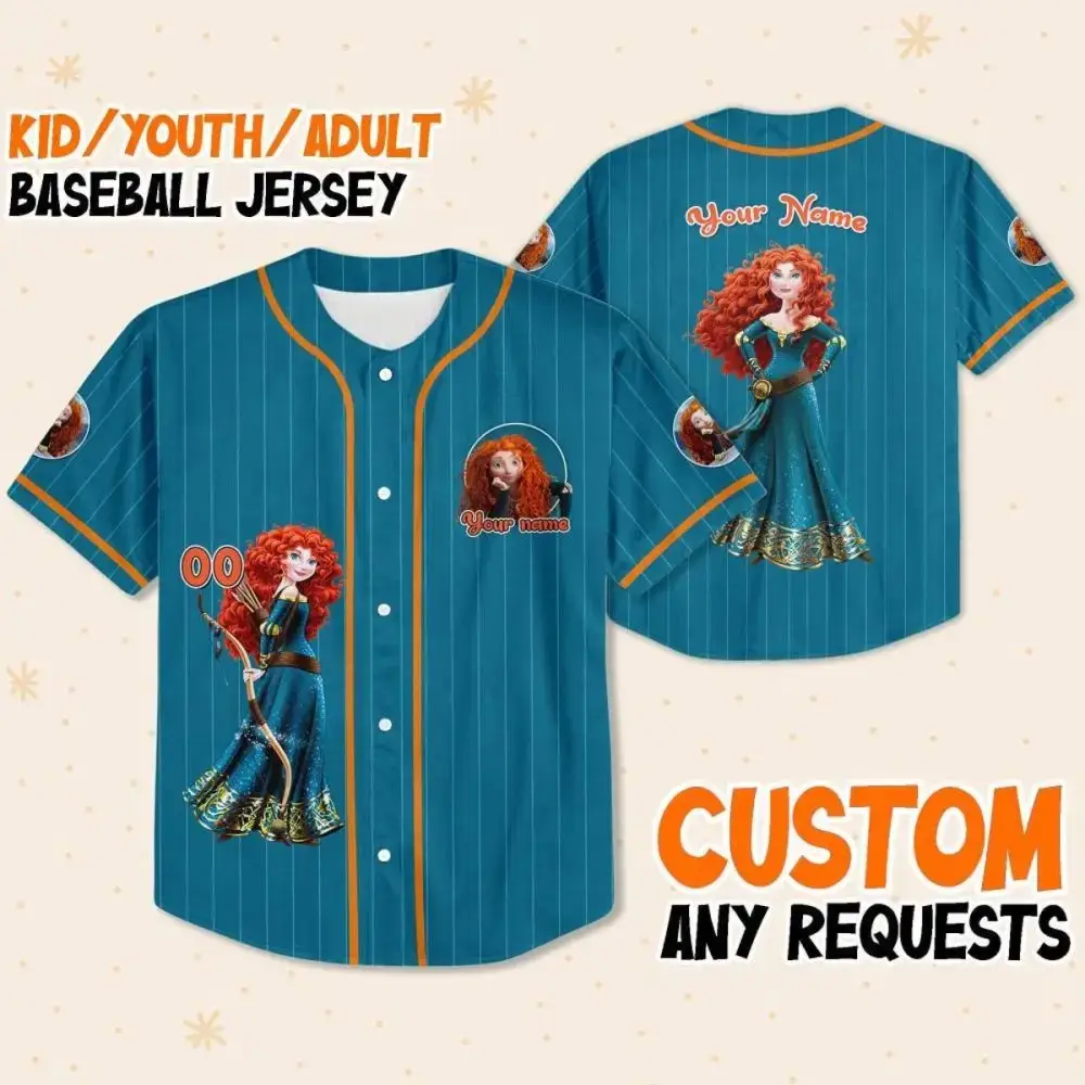 Personalized Kids/Youth/Adult Baseball Jersey With Custom Name – Unique Gift Idea! Image