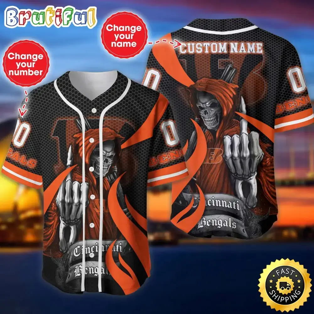 Personalized NFL Cincinnati Bengals Baseball Jersey Fan Favorite Jerseys Image
