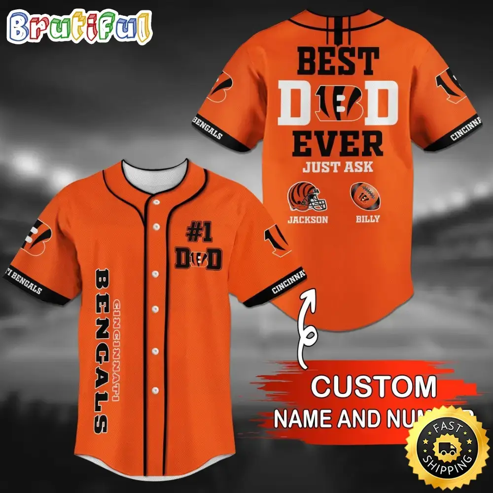 Personalized NFL Cincinnati Bengals Baseball Jersey Tradition in Jerseys Image