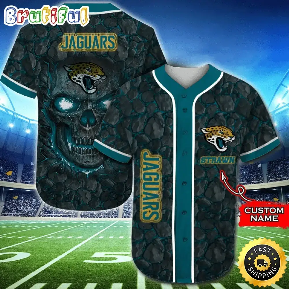 Personalized NFL Jacksonville Jaguars Baseball Jersey Essential Team Tops Image