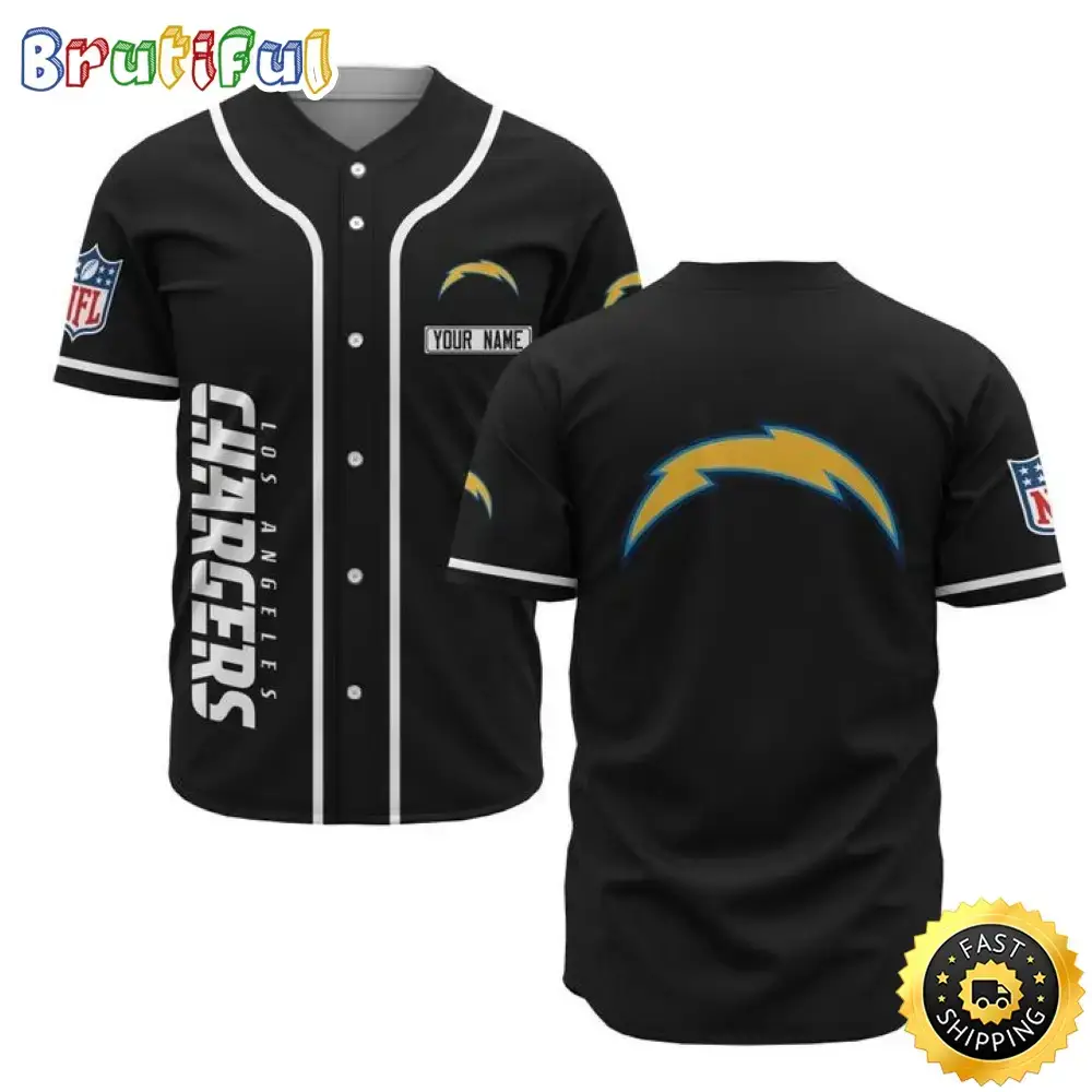 Personalized NFL Los Angeles Chargers Baseball Jersey Sporty Team Jerseys Image