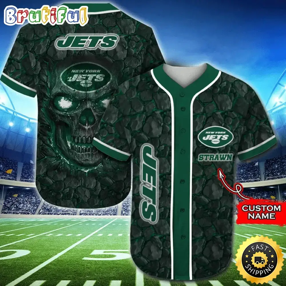 Personalized NFL New York Jets Baseball Jersey Essential Team Tops Image