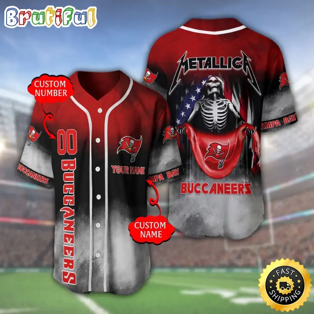 Personalized NFL Tampa Bay Buccaneers Baseball Jersey Vintage Baseball Gear Image