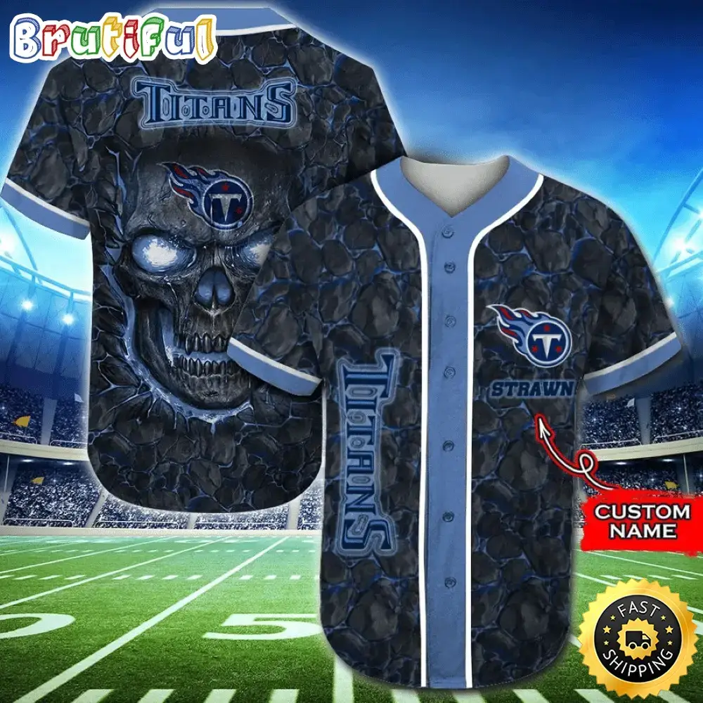 Personalized NFL Tennessee Titans Baseball Jersey Essential Team Tops Image