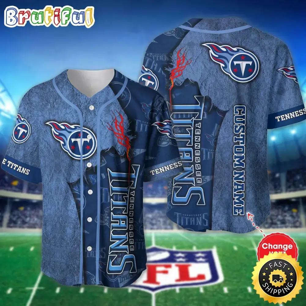 Personalized NFL Tennessee Titans Baseball Jersey Fan Favorite Jerseys Image