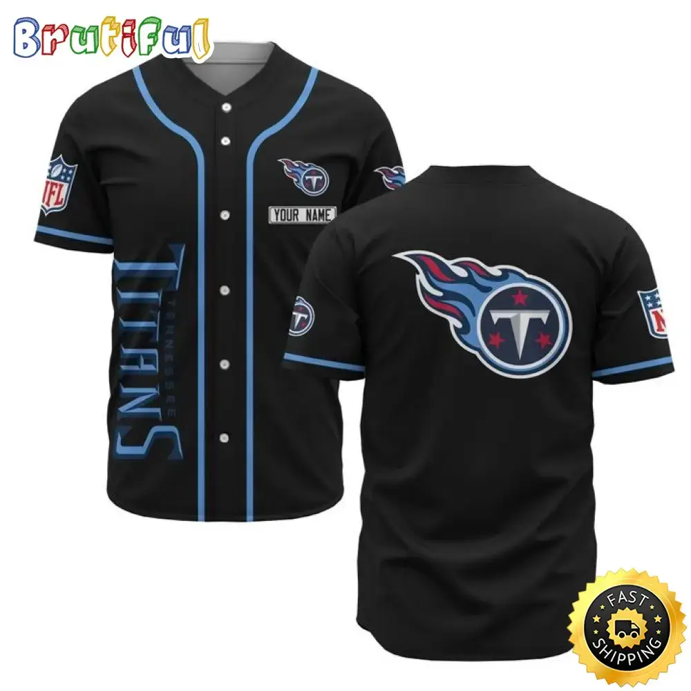 Personalized NFL Tennessee Titans Baseball Jersey Sporty Team Jerseys Image