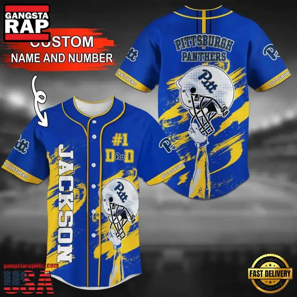 Personalized Pittsburgh Panthers Summer Baseball Jersey Shirt Image