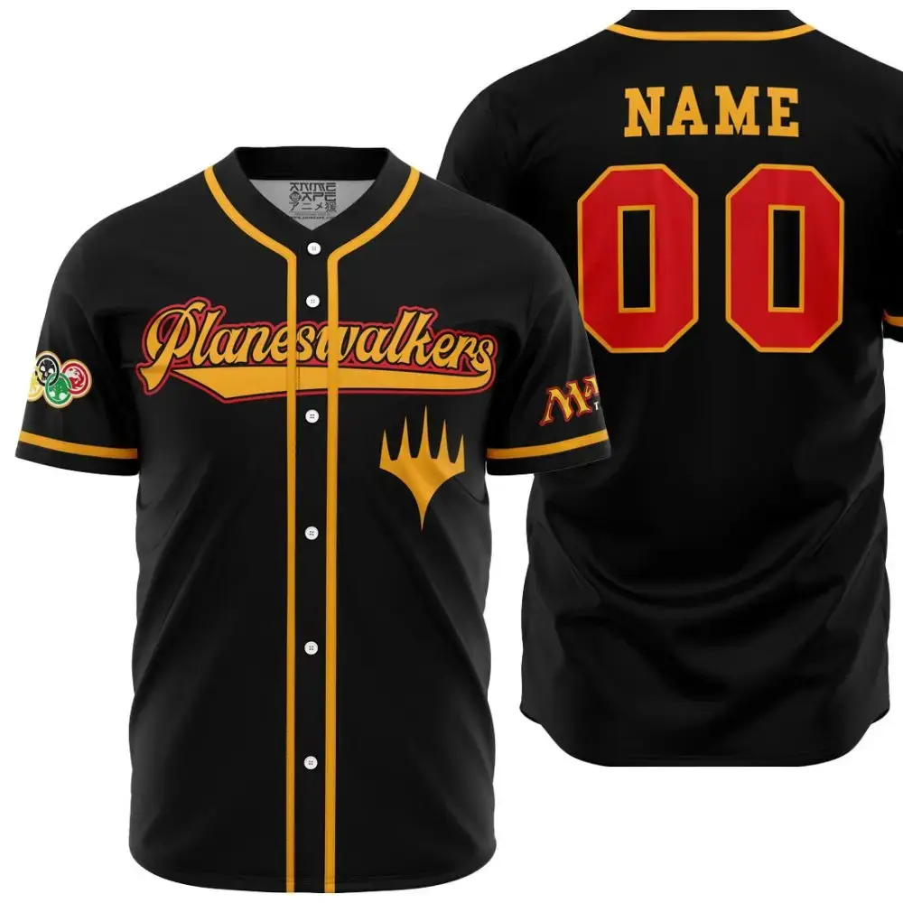 Personalized Planeswalkers Magic The Gathering Baseball Jersey Image