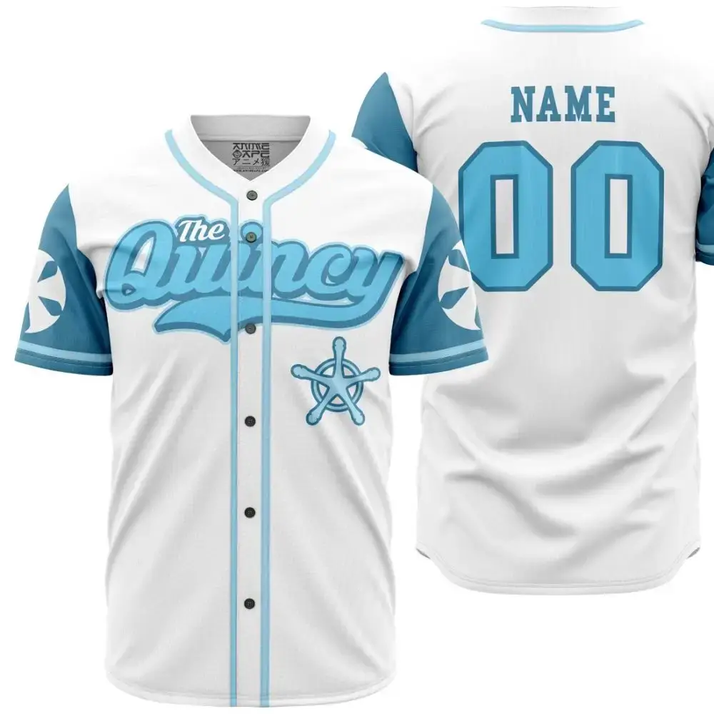 Personalized The Quincy Ishida Bleach Baseball Jersey Image