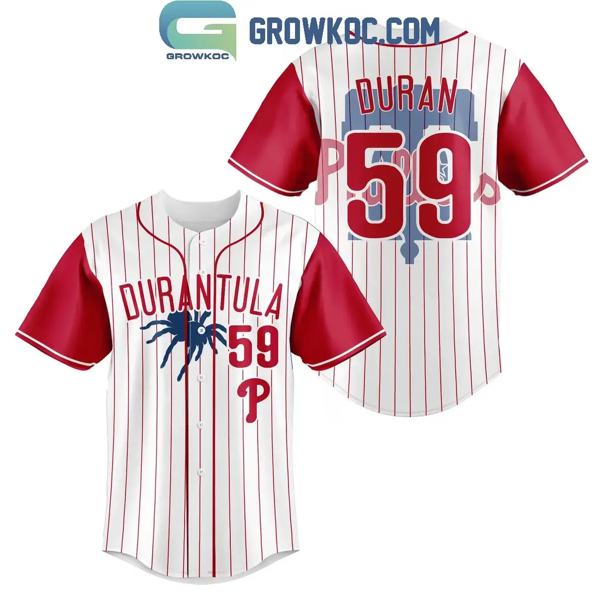 Philadelphia Phillies Durantula 59 White Jersey Image