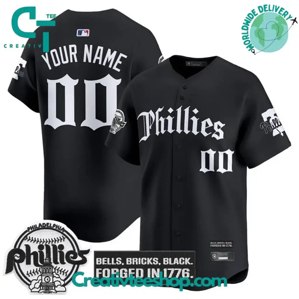 Philadelphia Phillies 'Gothic Liberty Edition' Special Baseball Jersey Image