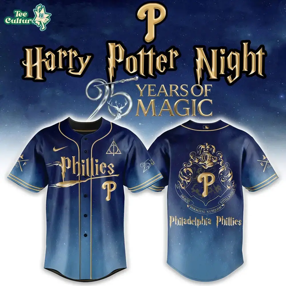 Philadelphia Phillies Harry Potter 2026 Limited Edition Jersey| Jogger | Cap Image