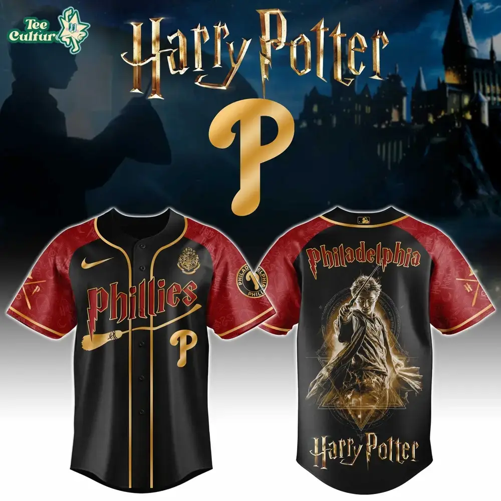 Philadelphia Phillies Harry Potter Theme 2026 Limited Edition Baseball Jersey Image