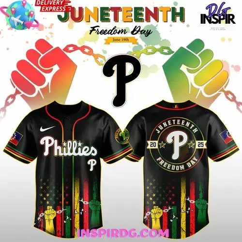 Philadelphia Phillies Juneteenth Day 2025 Special Jersey Image