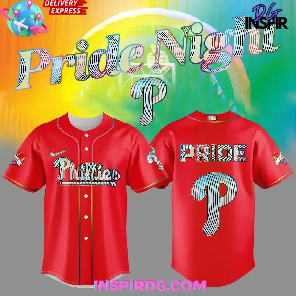 Philadelphia Phillies Lgbtq Pride Night 2025 Baseball Jersey Image