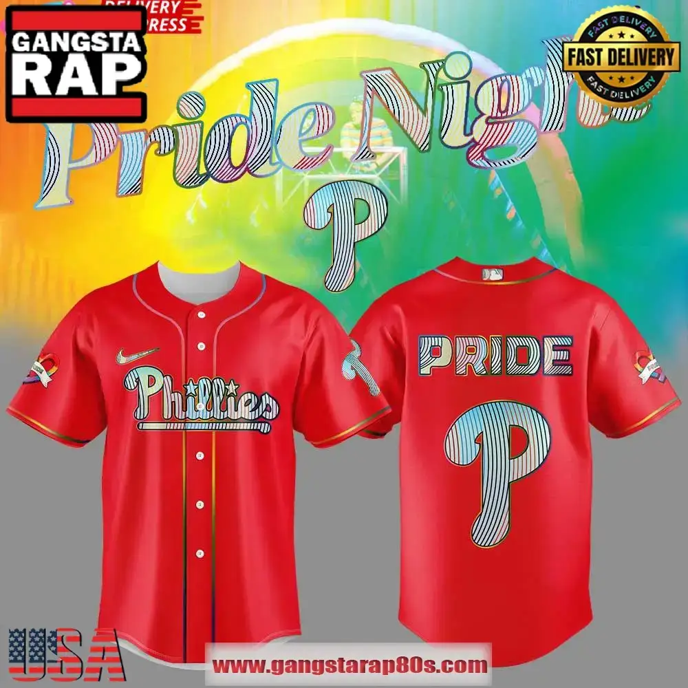 Philadelphia Phillies LGBTQ Pride Night 2025 Baseball Jersey Shirt Image