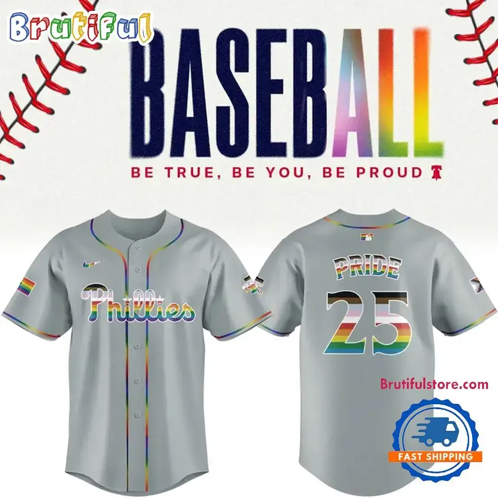 Philadelphia Phillies Pride Night Limited Edition Jersey Shirt Image