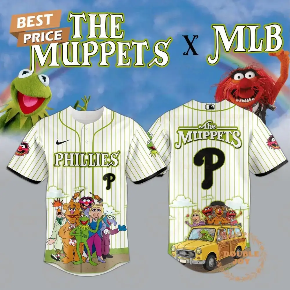 Philadelphia Phillies The Muppets 2025 Limited Edition Baseball Jersey Image