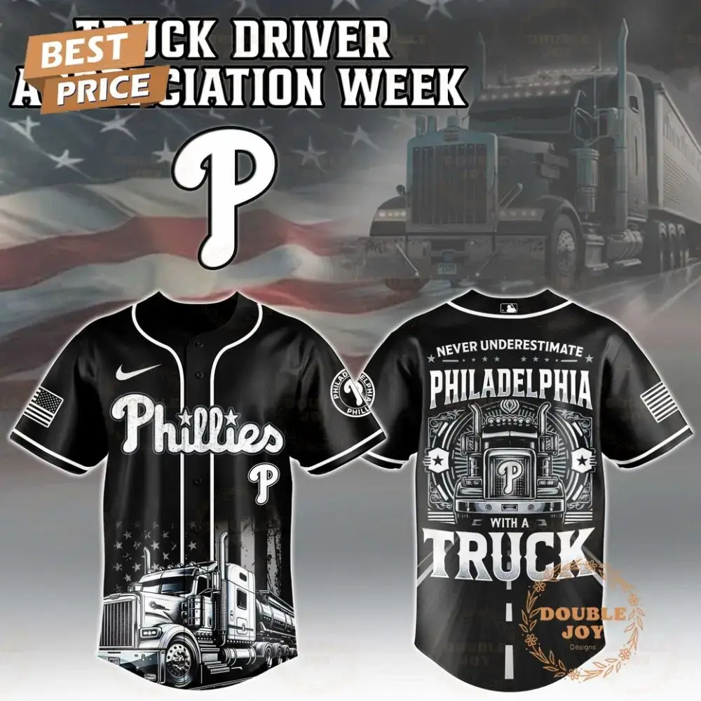Philadelphia Phillies Truck Driver Appreciation Week 2025 Limited Edition Baseball Jersey Image