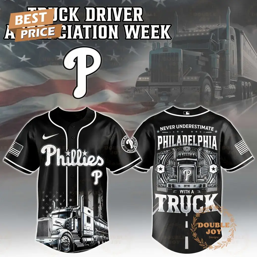 Philadelphia Phillies Truck Driver Appreciation Week 2025 Limited Edition Baseball Jersey Image