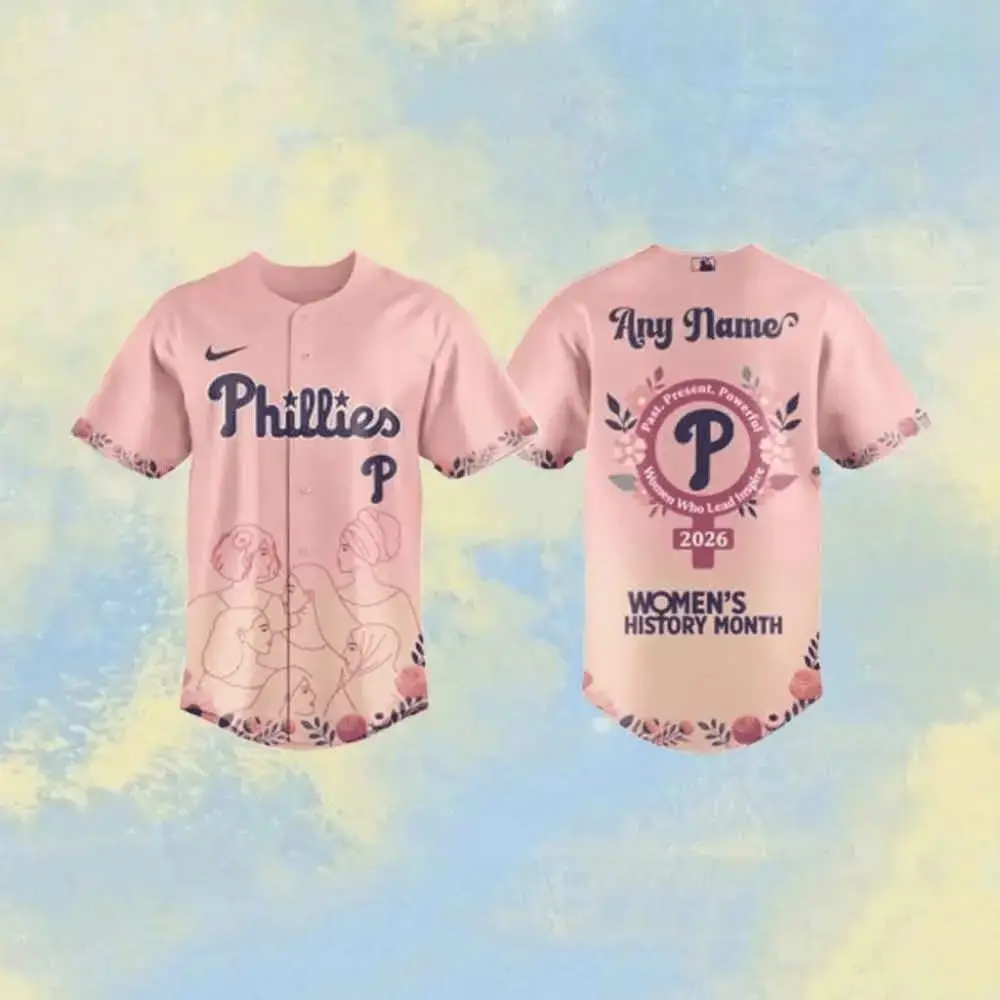 Philadelphia Phillies Women'S History Month Jersey Phillies Merch Gifts For Her Image