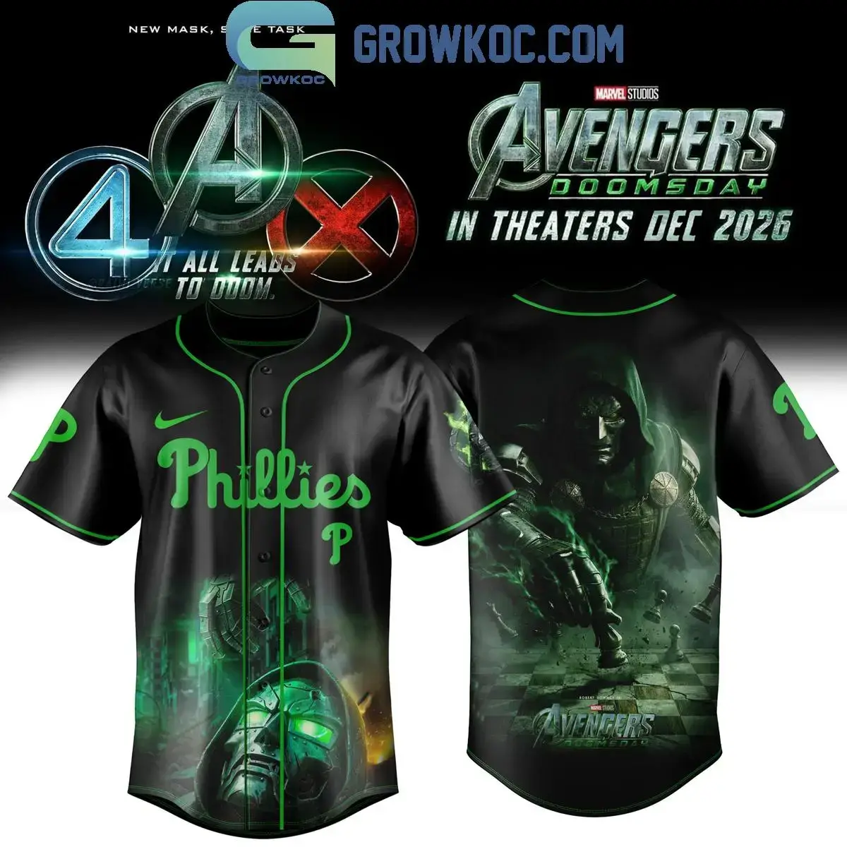 Philadelphia Phillies x Avengers Doomsday 2026 Jersey Image