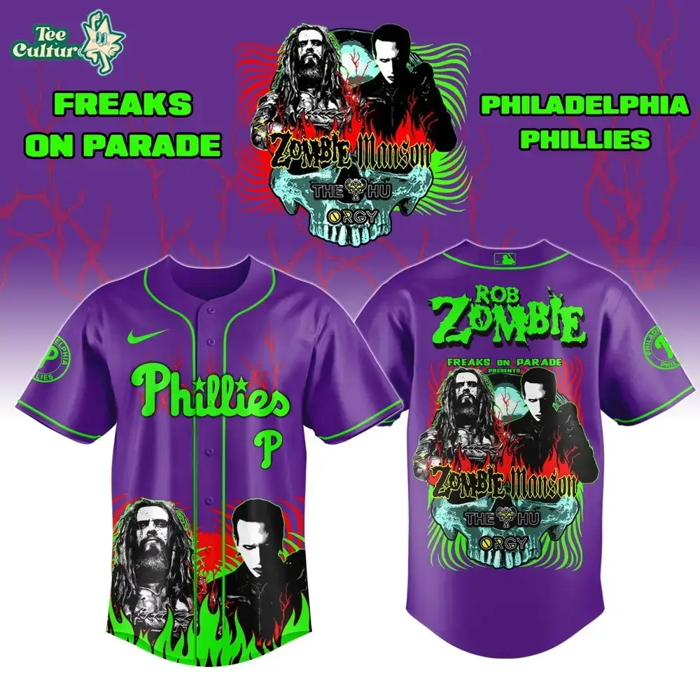 Philadelphia Phillies x Freaks On Parade Tour 2026 Colab Jersey Limited Edition Image