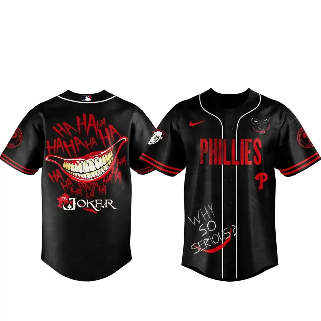 Philadelphia Phillies X Joker Game Night 2026 Baseball Jersey Image