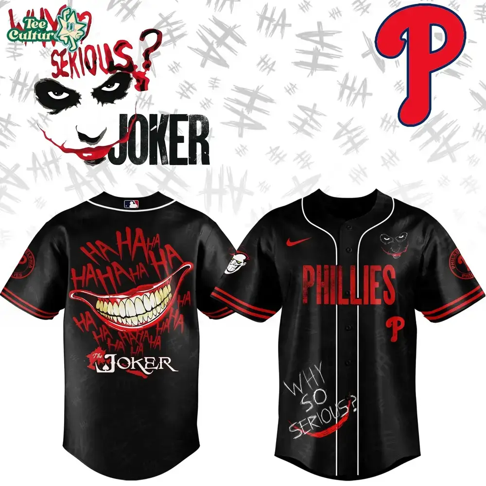 Philadelphia Phillies x Joker Game Night Limited Edition Baseball Jersey Image