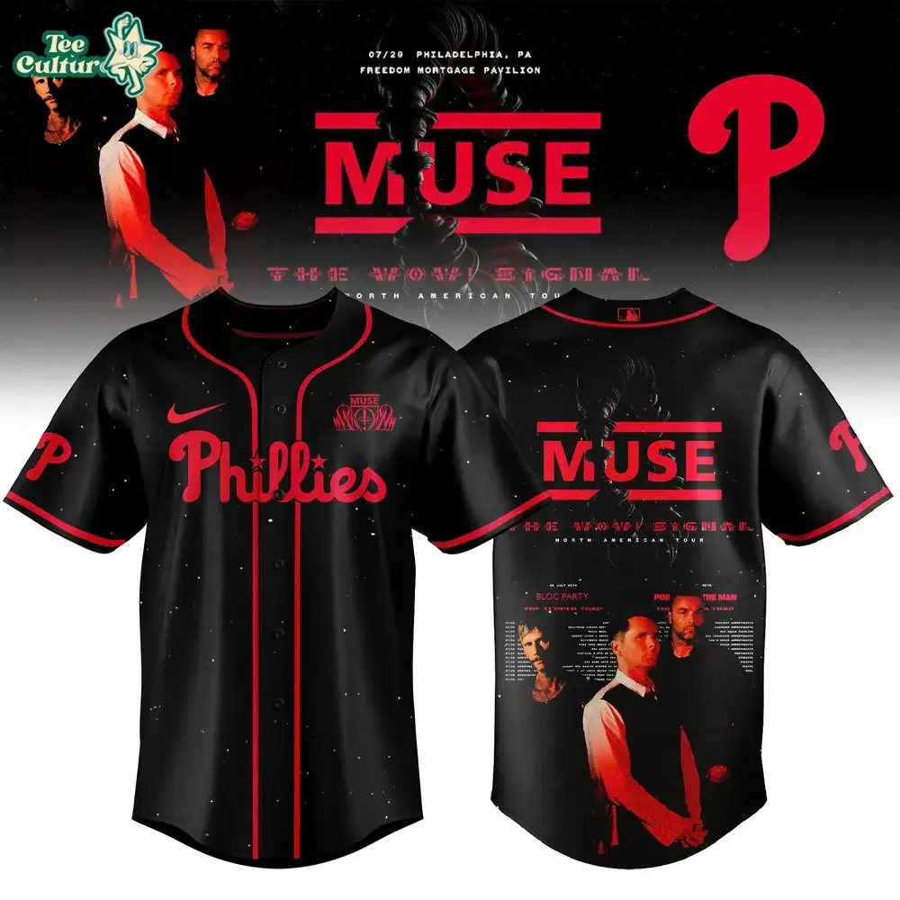 Philadelphia Phillies x MUSE 2026 North American Tour Limited Edition Jersey Image