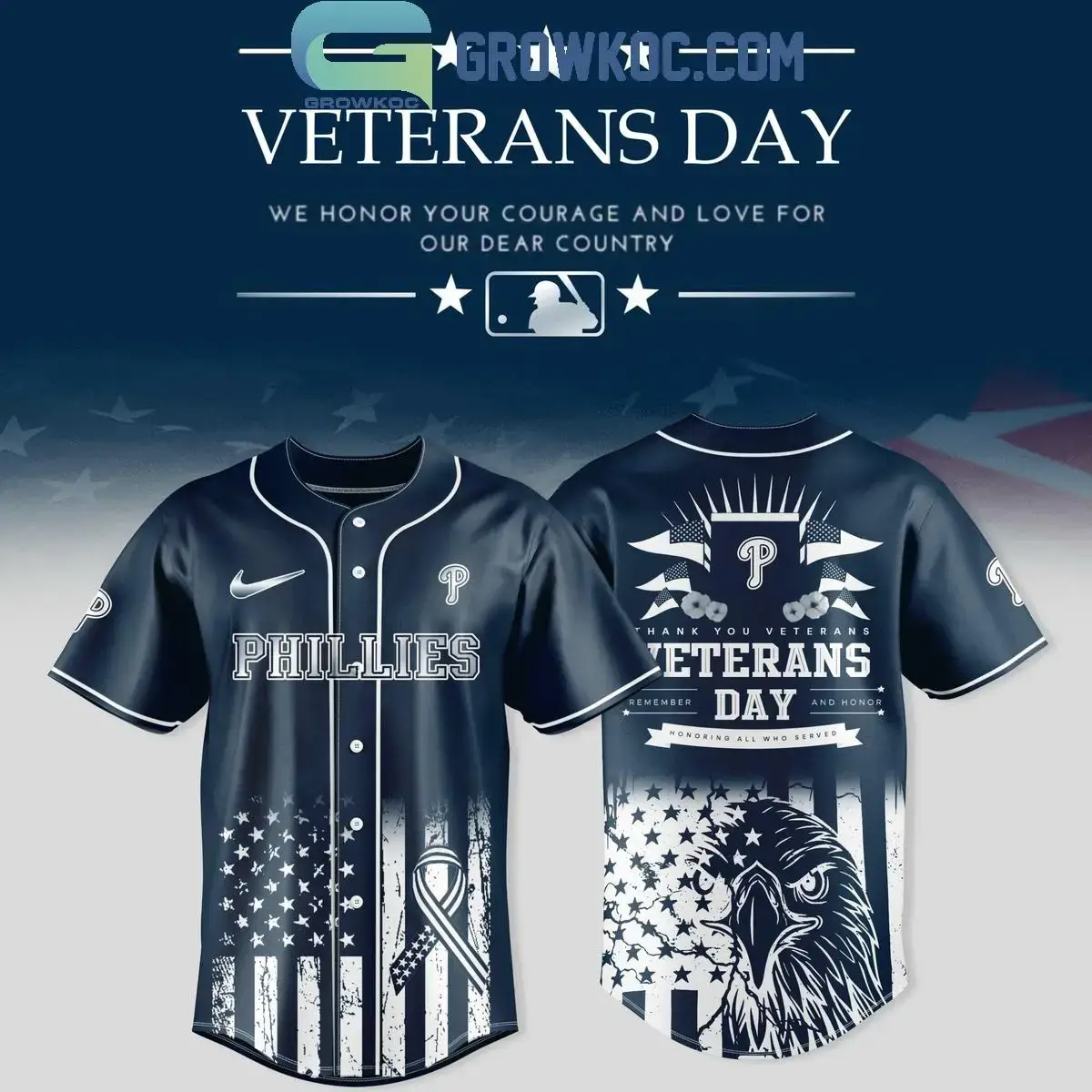 Philadelphia Phillies x Veterans Day 2025 Jersey Image