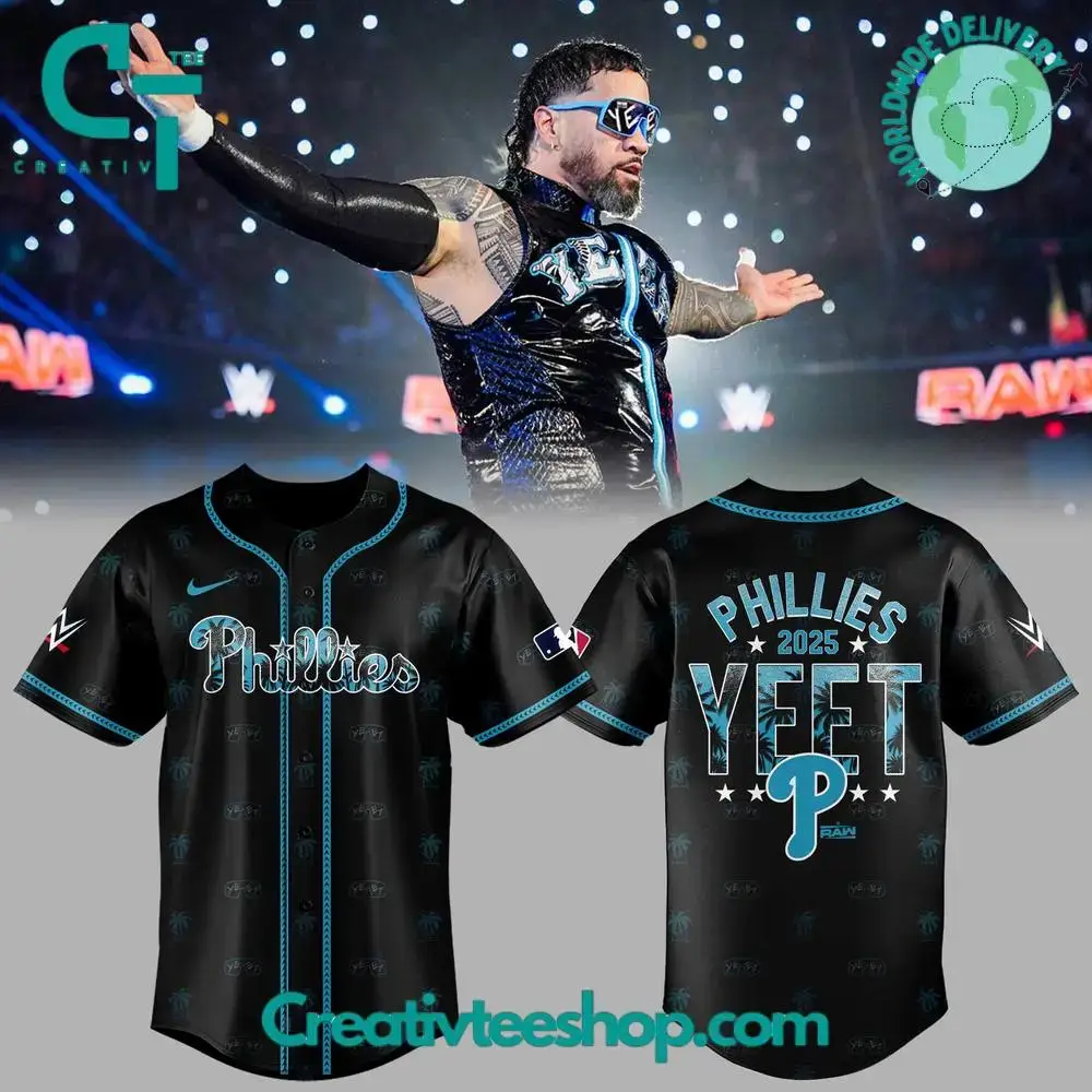 Philadelphia Phillies X Yeet Limited Edition Baseball Jersey Image