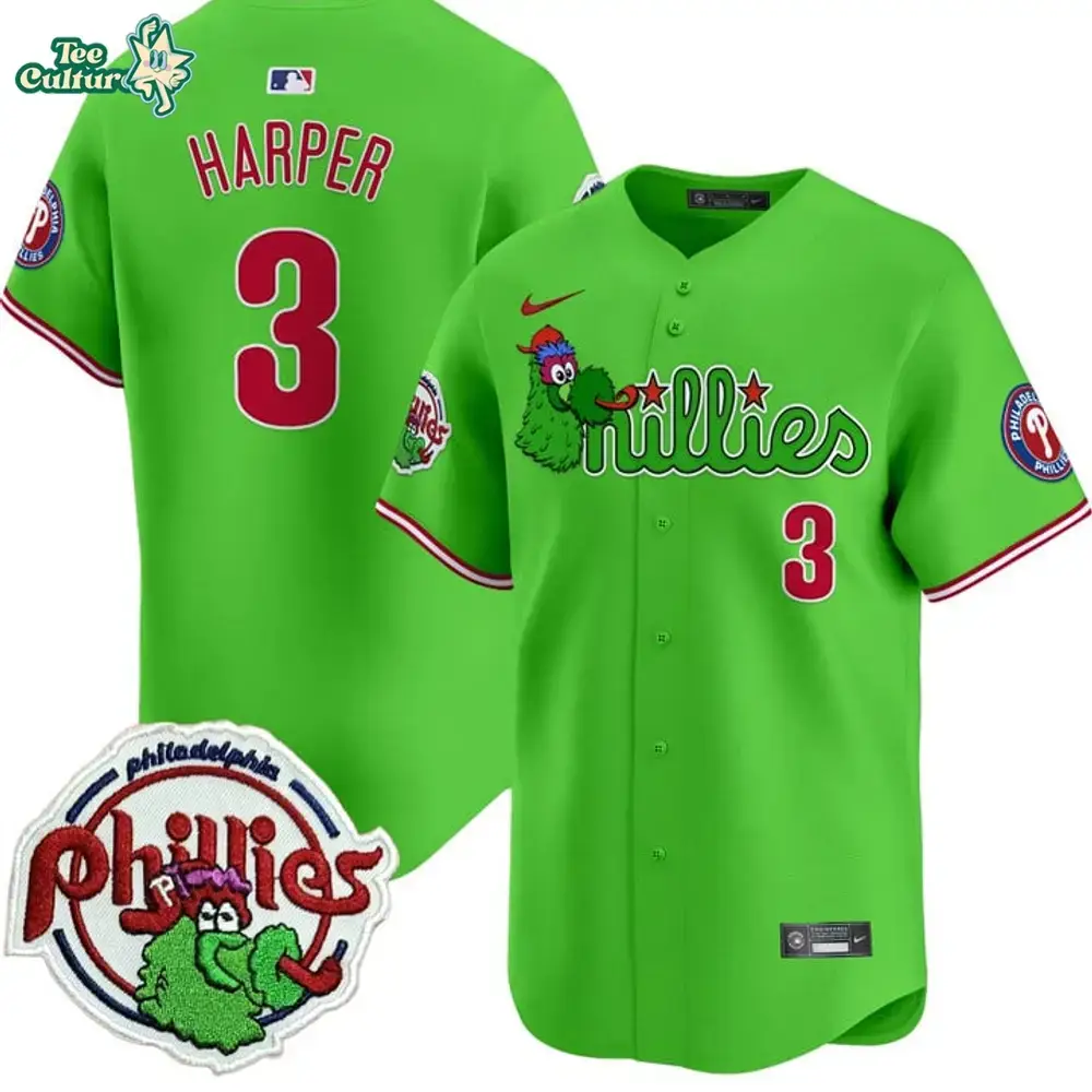 Phillies Jersey, Phanatic Jersey, MLB Apparel Image