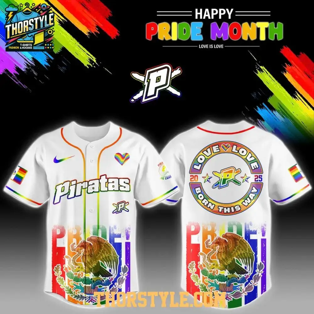 Piratas De Campeche 2025 Happy Pride Month Baseball Jersey Image