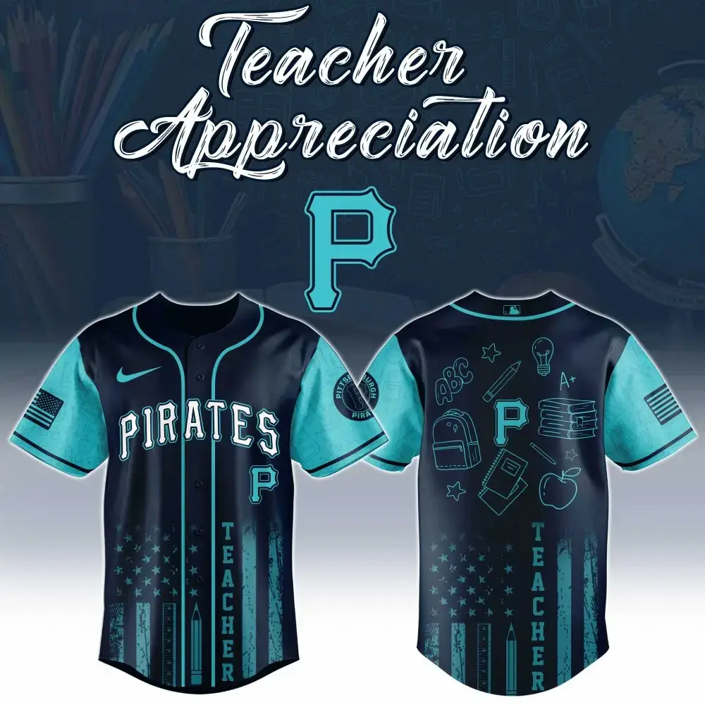 Pirates Teacher Appreciation Jersey – Perfect Gift For Educators, Stylish & Unique Design Image