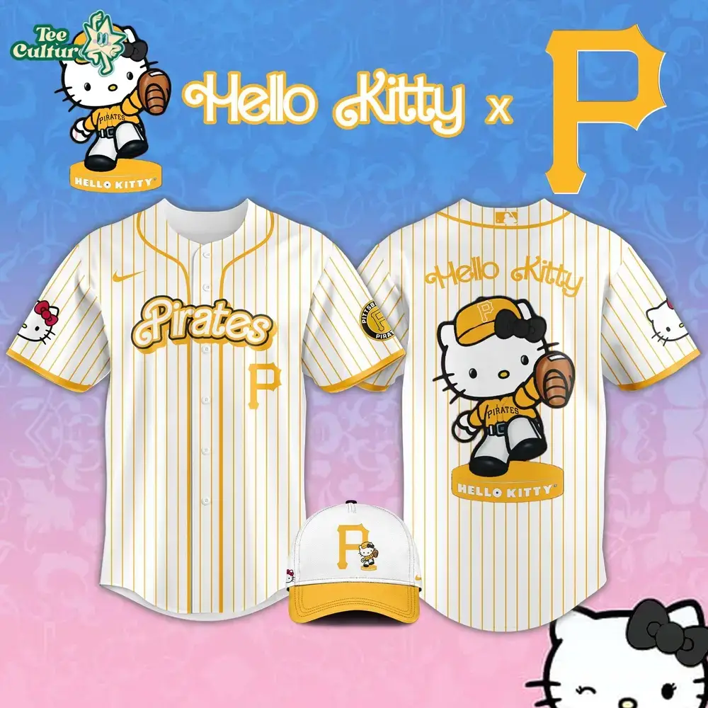 Pittsburgh Pirates 2026 MLB Hello Kitty Celebration Jersey Image