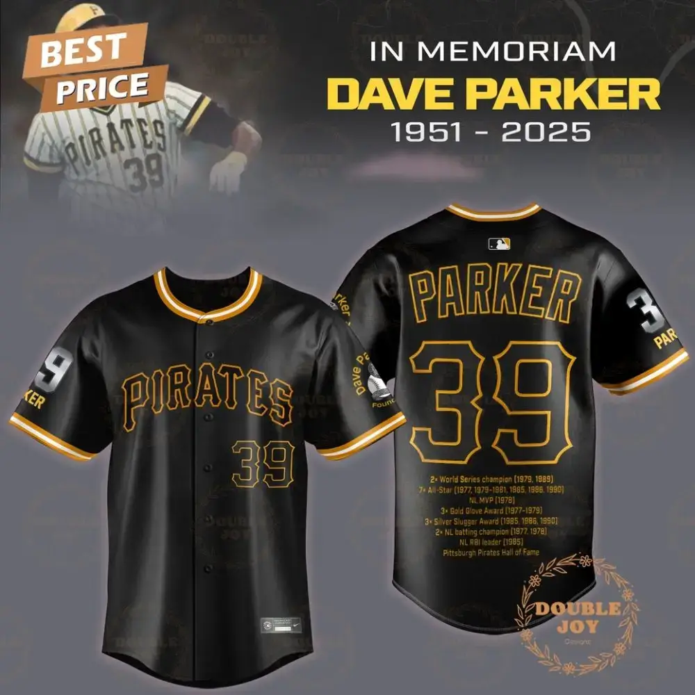 Pittsburgh Pirates In Memoriam Dave Parker 1951-2025 Limited Edition Baseball Jersey Image
