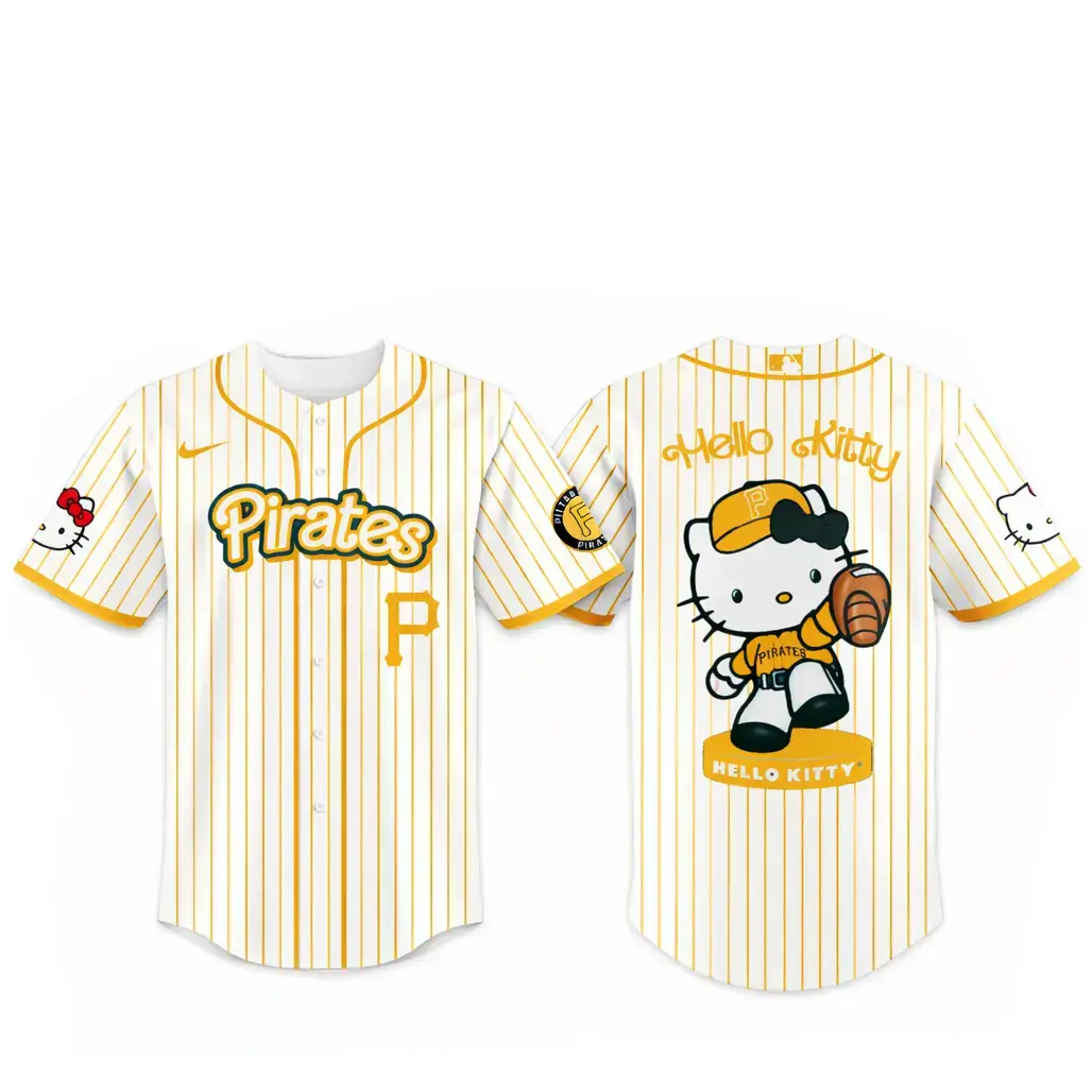 Pittsburgh Pirates Major League Baseball 2026 Hello Kitty Baseball Jersey Image
