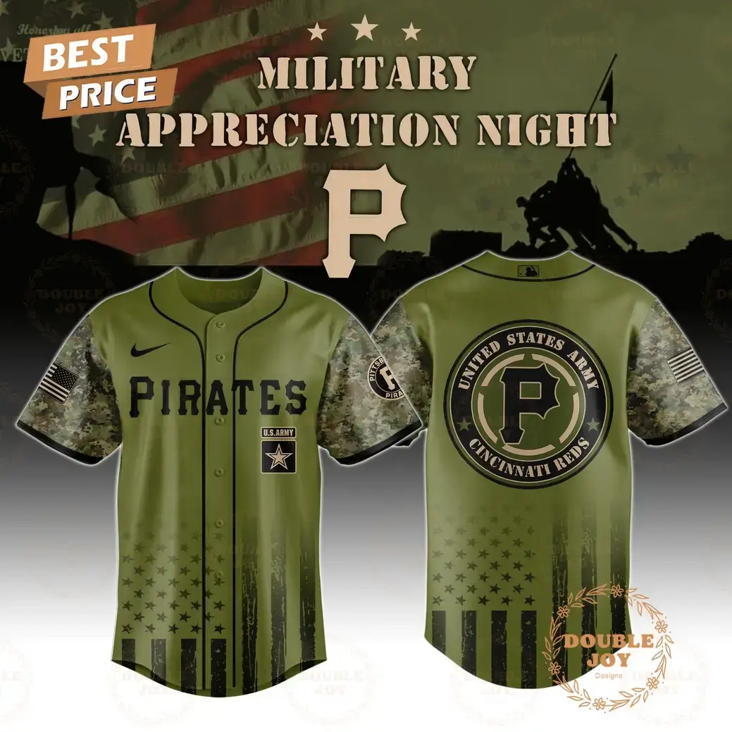 Pittsburgh Pirates Military Appreciation Night 2025 Special Edition Baseball Jersey Image
