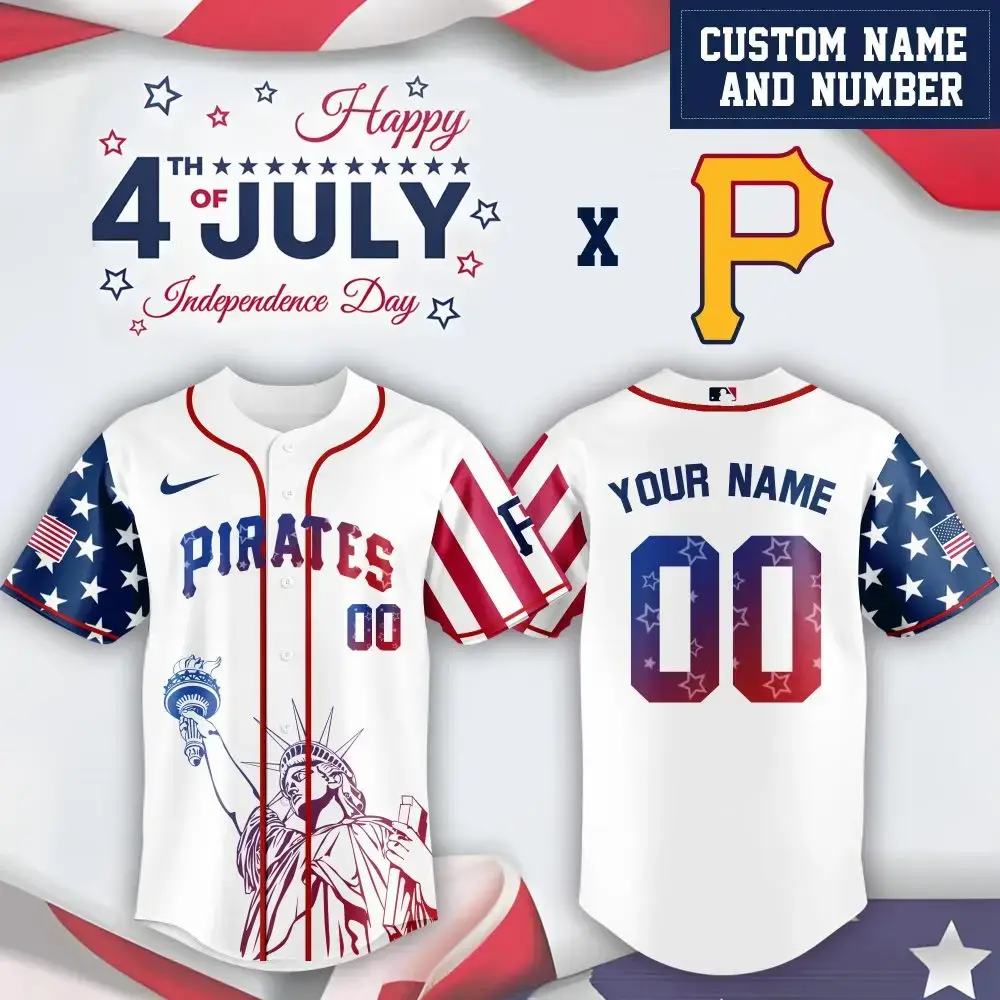 Pittsburgh Pirates Mlb X Bluey And Bingo Special Edition Custom Baseball Jersey Image