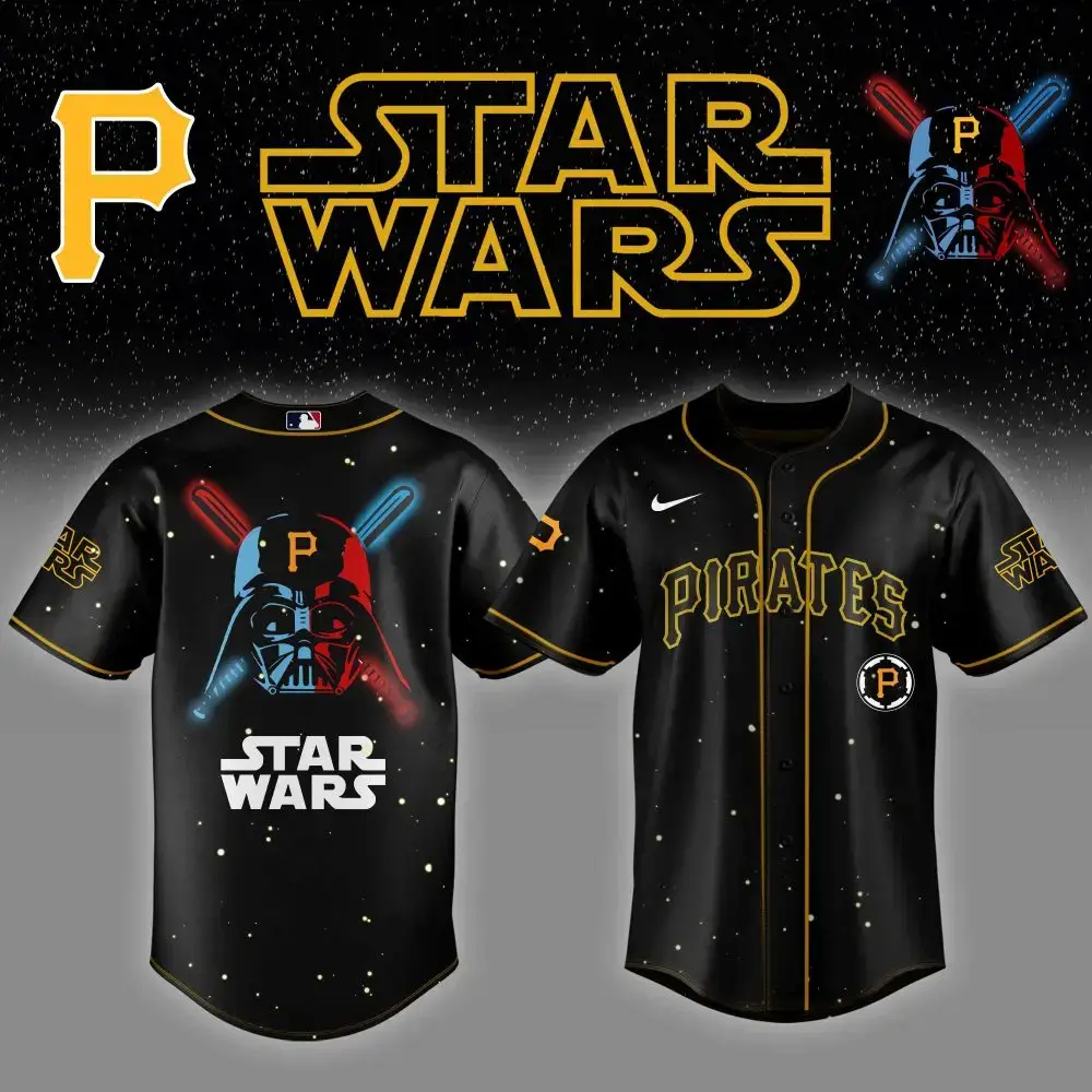 Pittsburgh Pirates Mlb X Starwars Custom Baseball Jersey Image